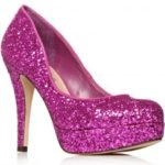 sparkly sequins, 2" platform heels